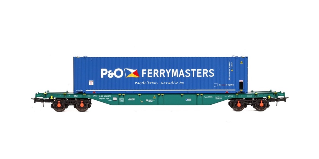 54.405 ... Lineas … Containerwagen ,,P&O''